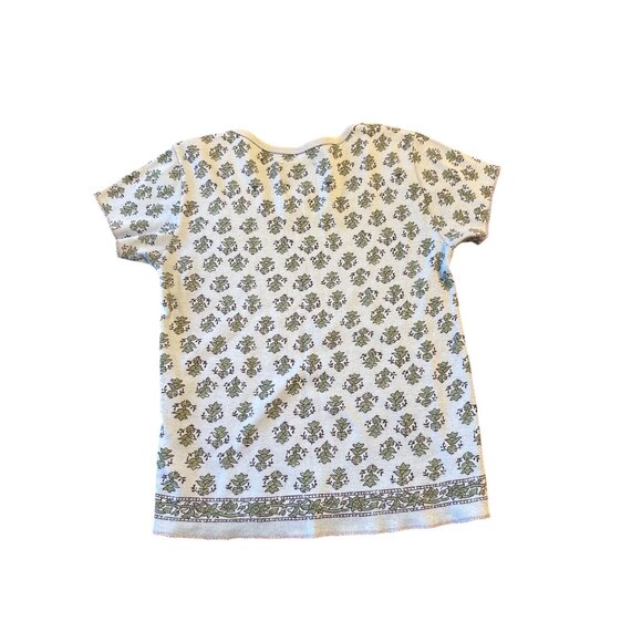 Vintage 80s Free People Floral Print Cotton Baby T Shirt One Size Made in USA - Picture 3 of 3